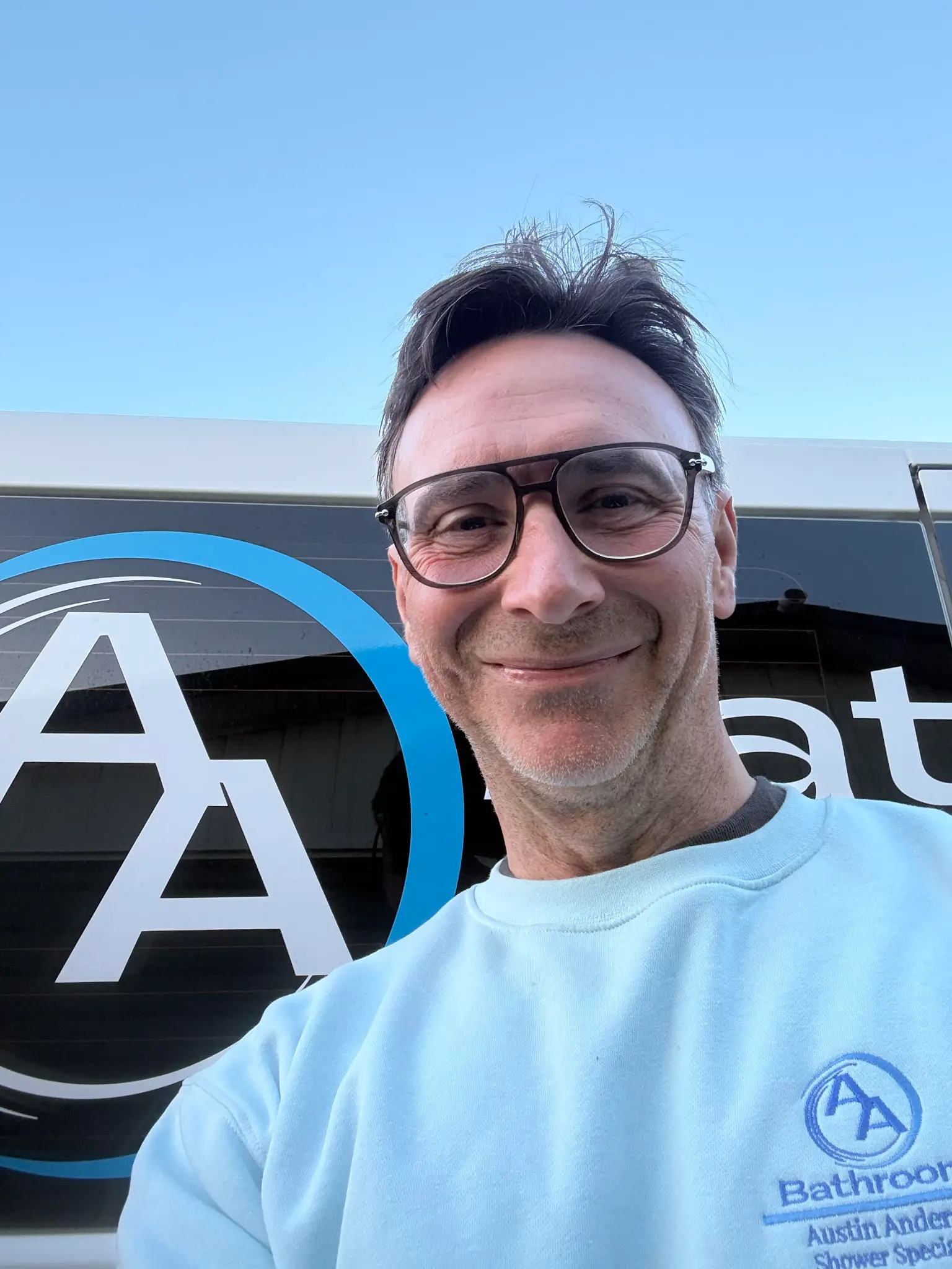 Austin Anderson, owner of AA Bathrooms